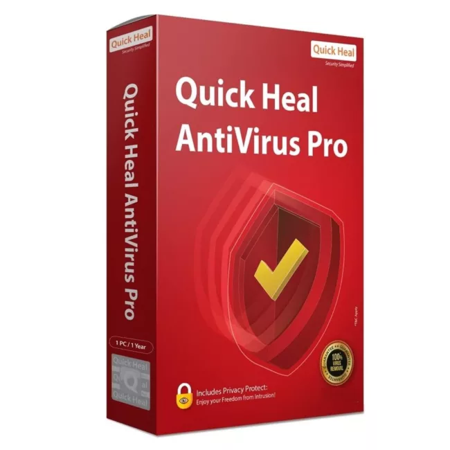 Quick Heal Antivirus Pro 1 User - 3 Years