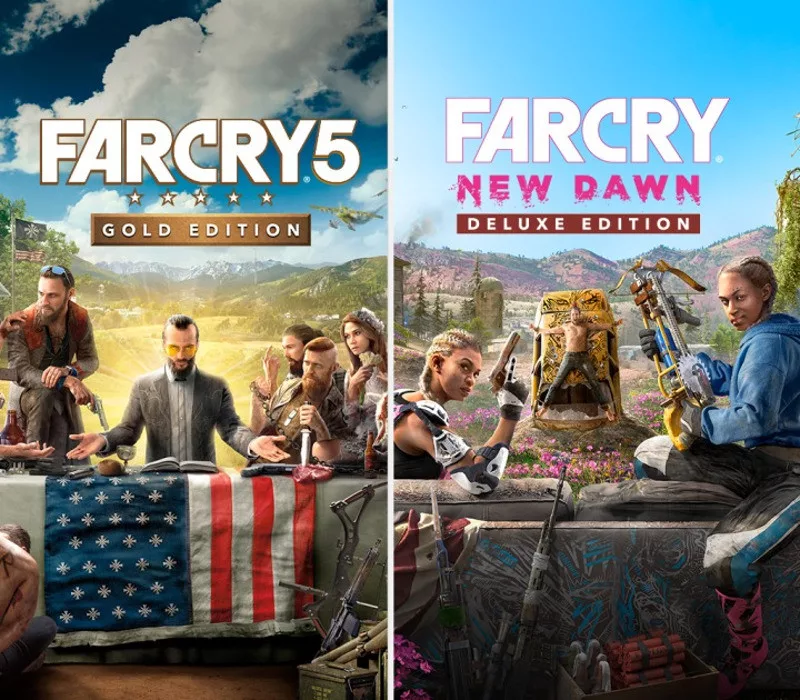 Far Cry 5 Gold Edition + Far Cry New Dawn Deluxe Edition Bundle For PC